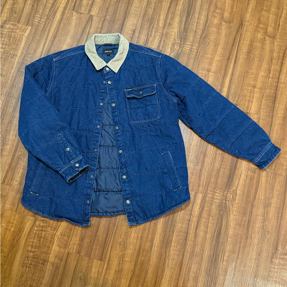Brixton Blue Quilted Jacket